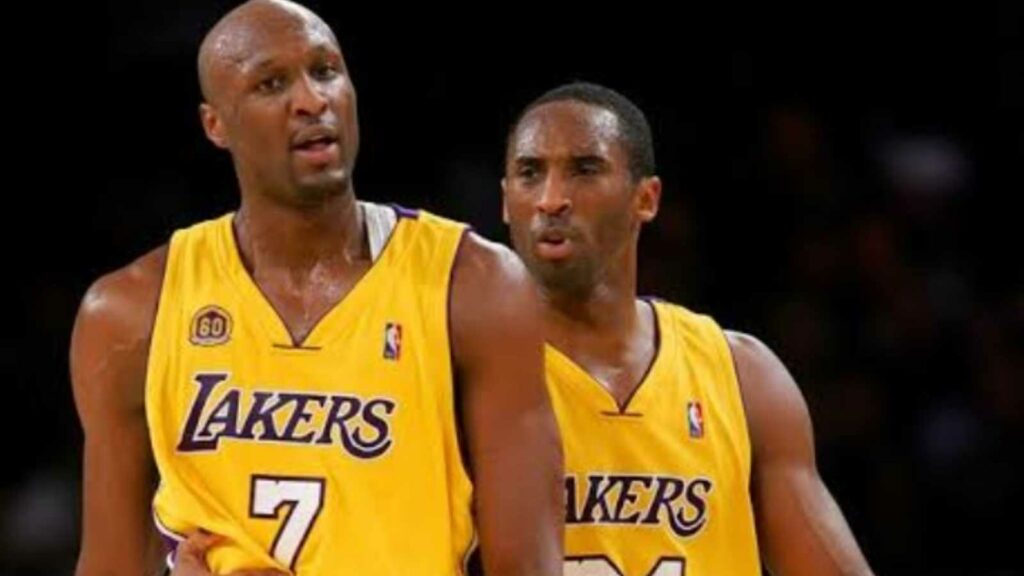 Lamar Odom and Kobe Bryant