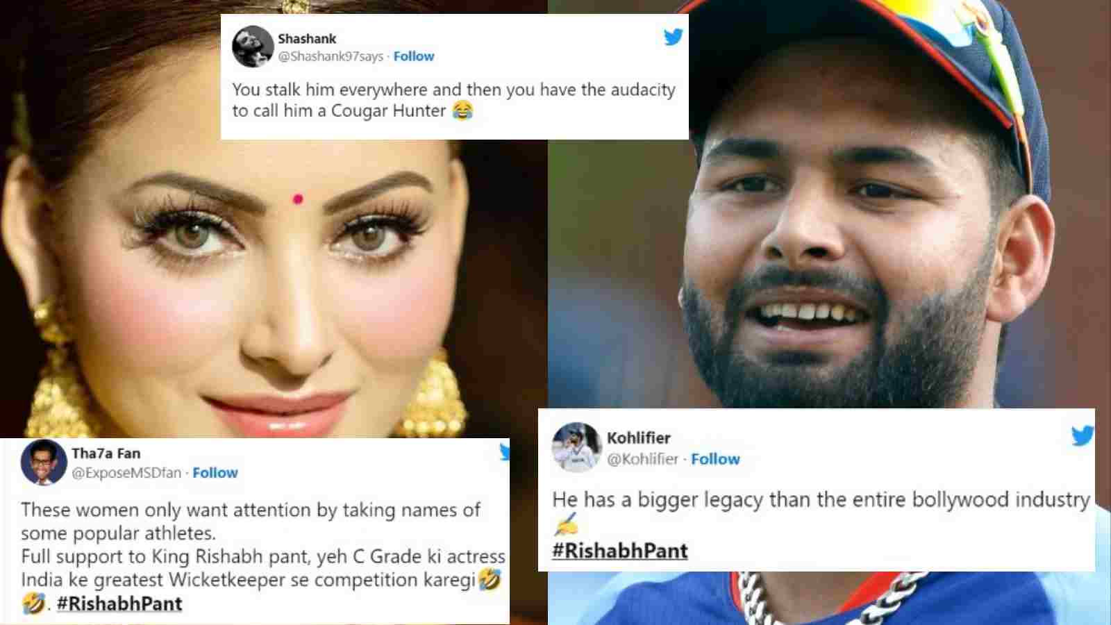 “Chotu Bhaiya’s 89*>>>>>your whole career!!”- Twitterverse slam Urvashi Rautela’s “Cougar Hunter” comment to Rishabh Pant