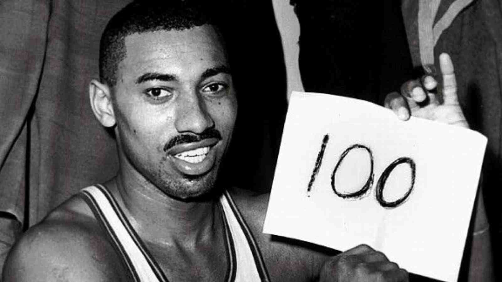 Wilt Chamberlain after his 100 point game