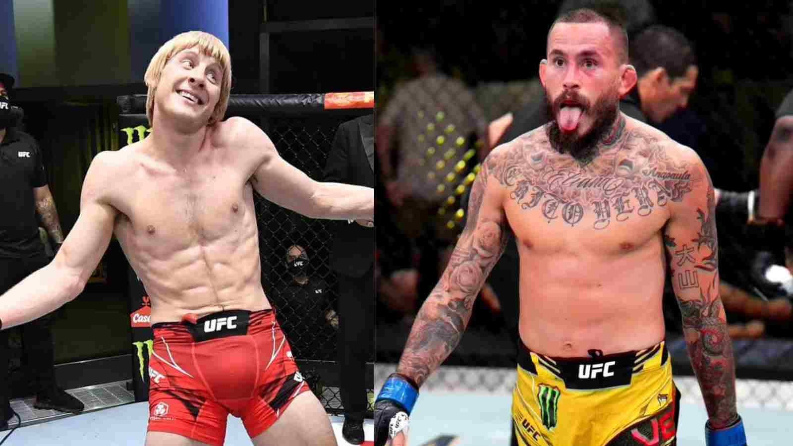 “Vera KOs anyone at 135” Paddy Pimblett believes Marlon Vera can score a brutal knockout over Dominick Cruz, favors the veteran in a longer fight