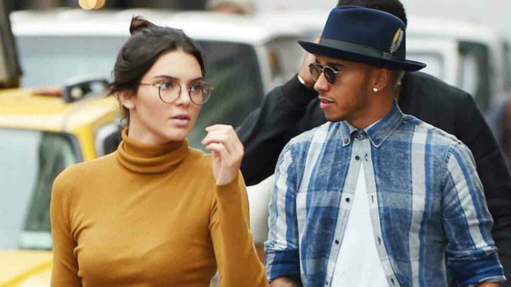 Kendall Jenner and Lewis Hamilton