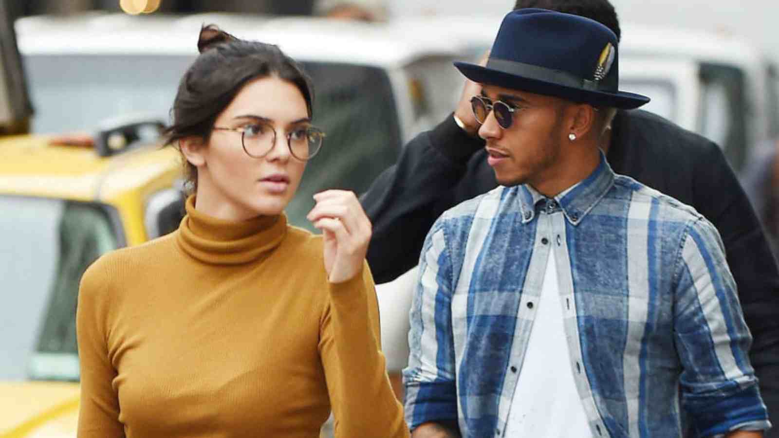 Kendall Jenner and Lewis Hamilton 