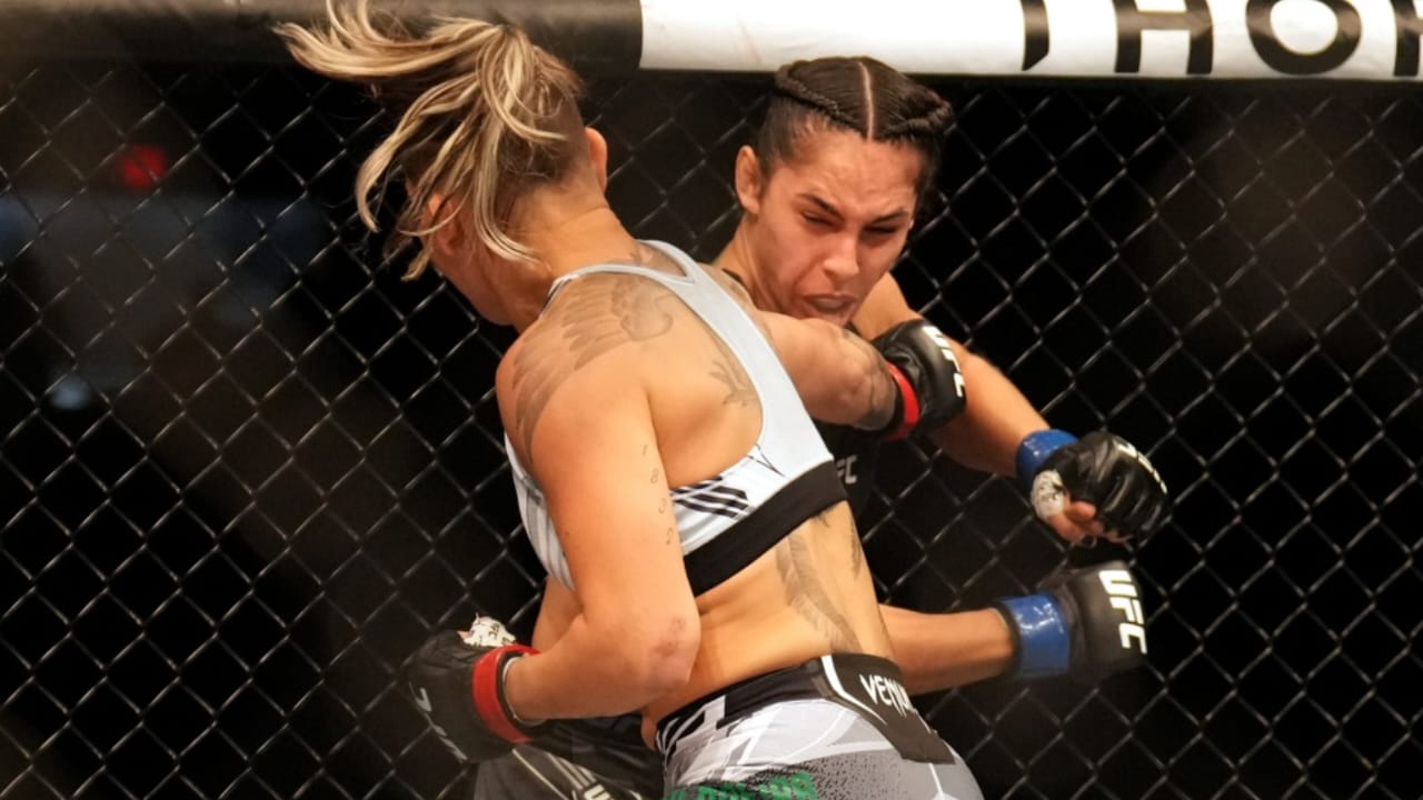 WATCH:  Priscila Cachoeira  gains the biggest victory of her life via First round TKO over Ariane Lipski at UFC San Diego