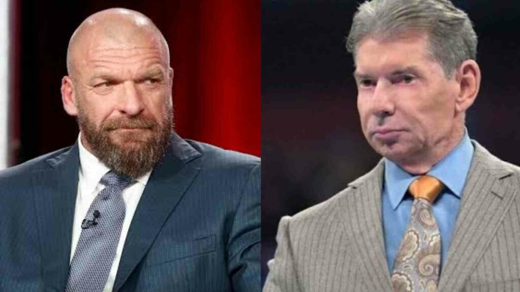 Triple H and Vince McMahon