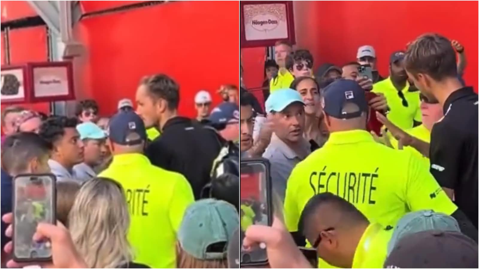 WATCH: Security forced to intervene as World No. 1 Daniil Medvedev loses his cool and almost comes to blows after a heckler calls him ‘LOSER’ post his early exit in Montreal