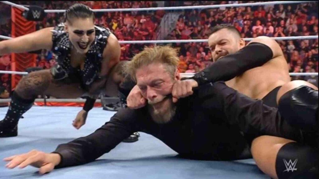 Finn Balor, Damien Priest and Rhea Ripley betray Edge.