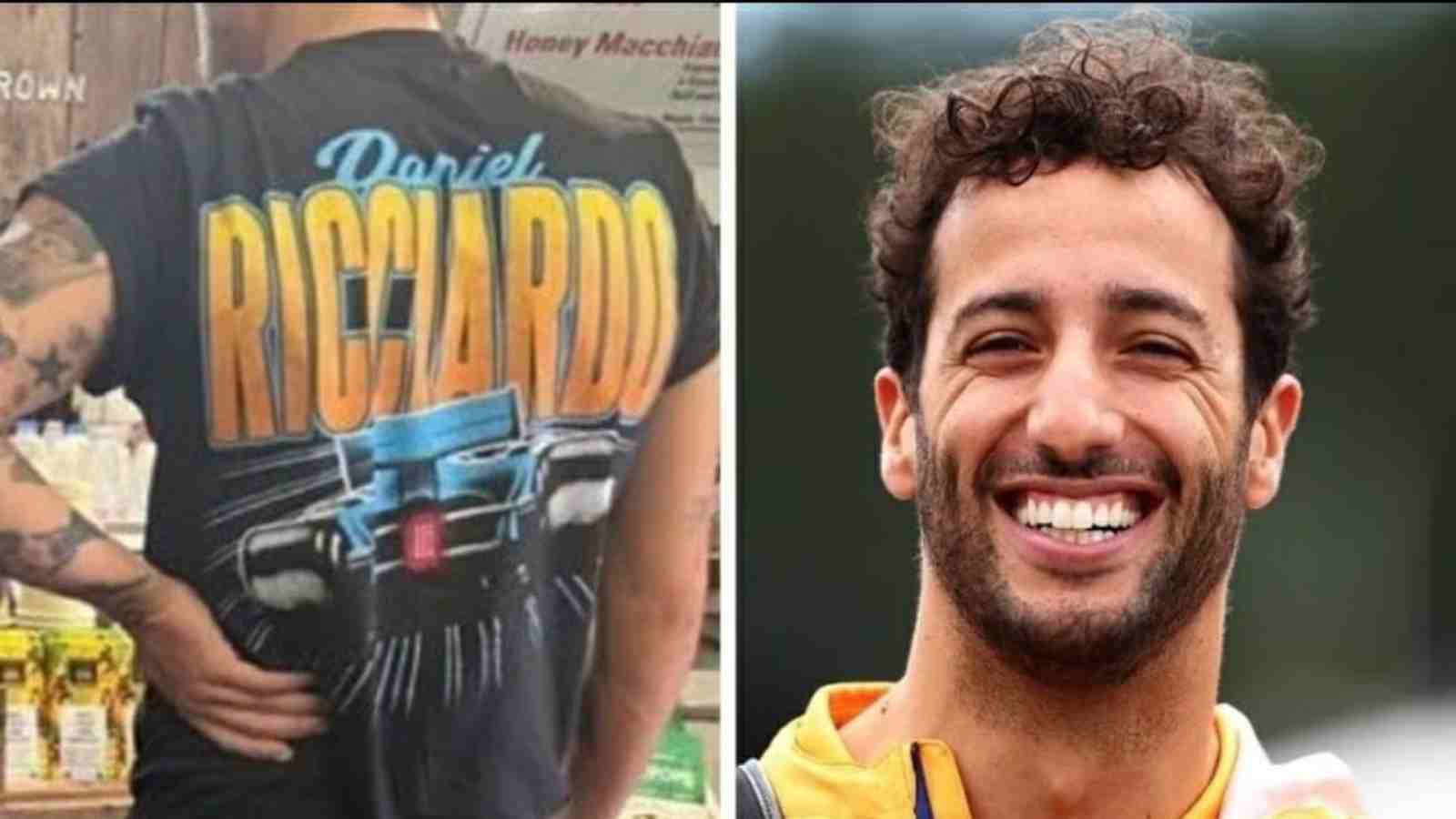 “I am losing my f**king mind,” F1 Twitter sent into meltdown after Harry Styles publicly flaunts his $100 Daniel Ricciardo T-Shirt