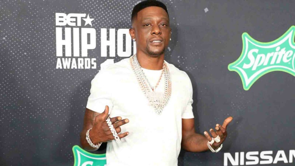 American rapper Boosie BadAzz. 