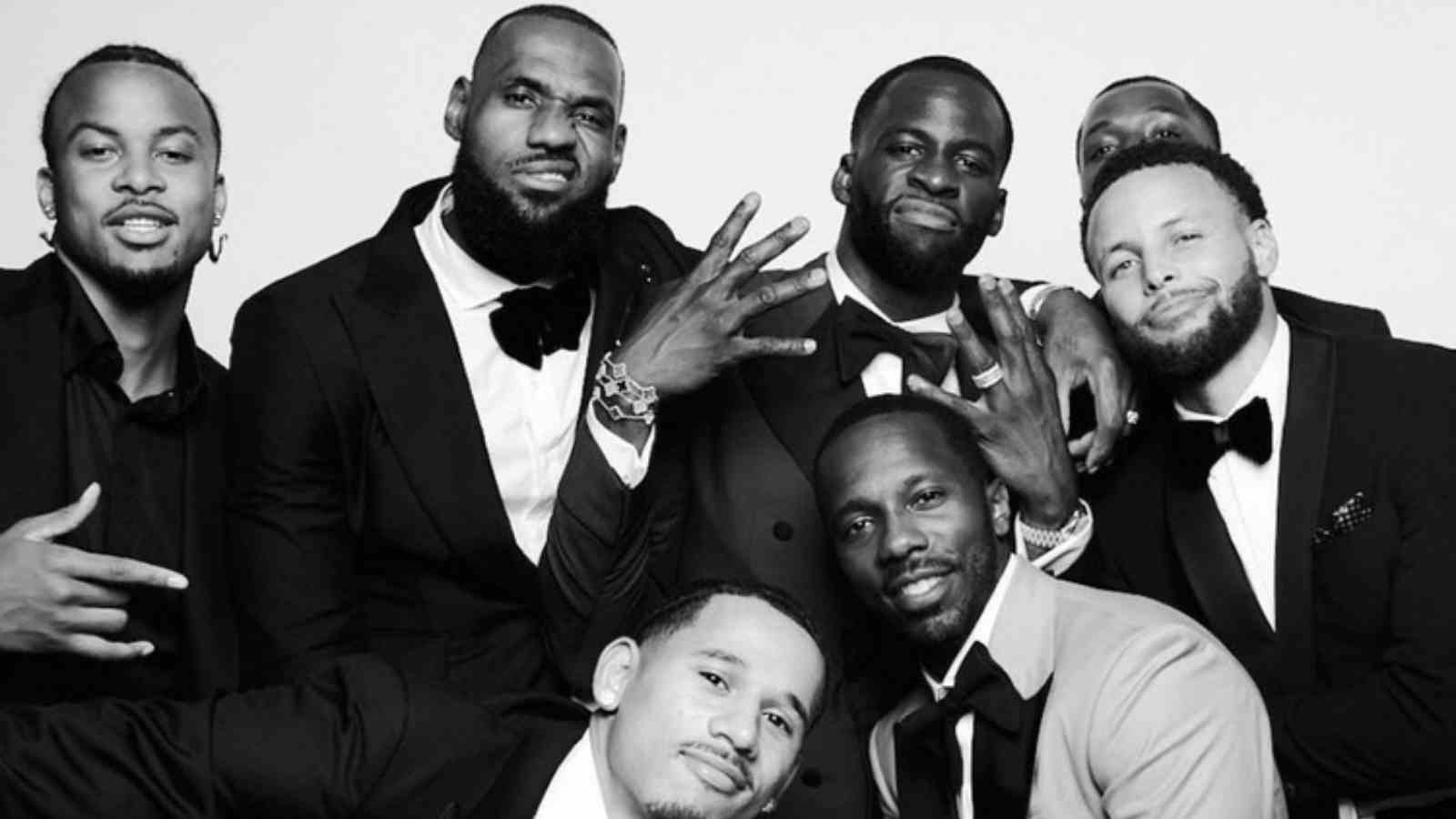 “Having the time of his life with no Lakers around” NBA Fans roast LeBron James for having a ‘gala’ time at Draymond Green’s wedding