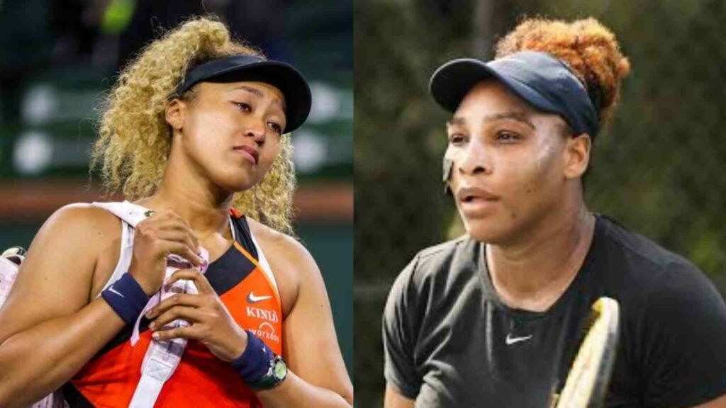 Naomi Osaka and Serena Williams