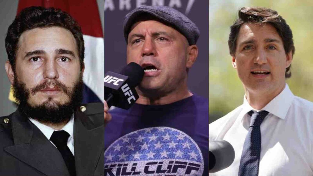 Fidel Castro Joe Rogan Justin Trudeau