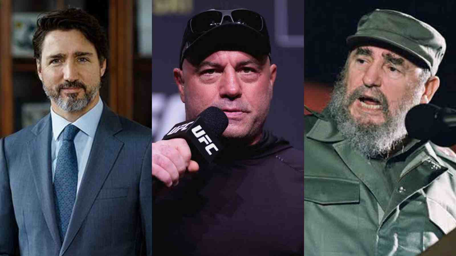 “That’s F**KING WILD,” – Joe Rogan reacts to the similarities between president Justin Trudeau and Fidel Castro