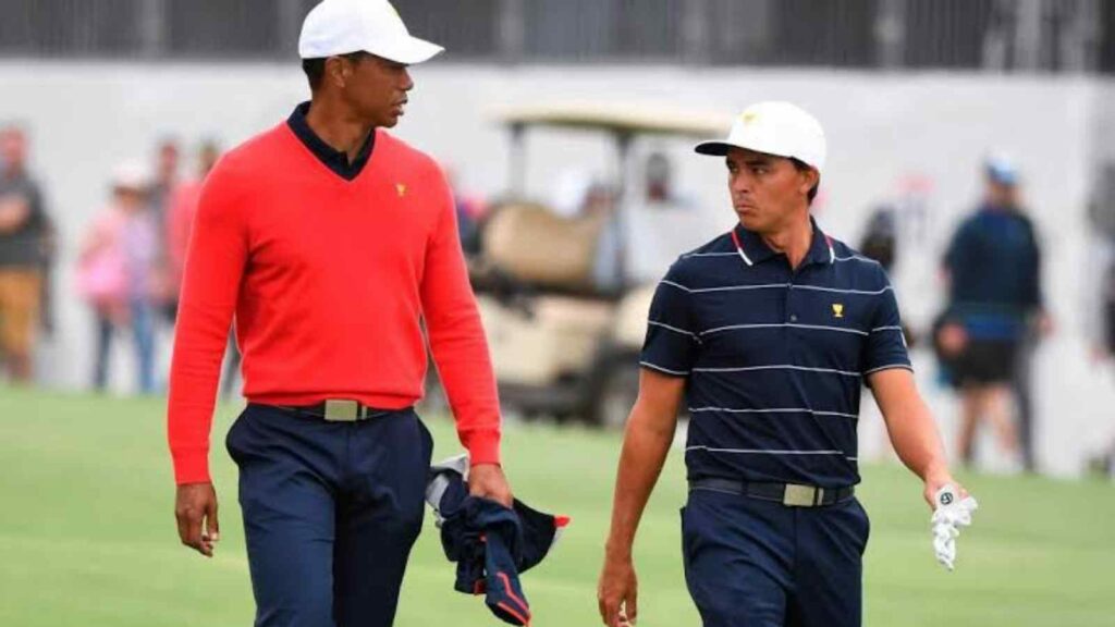 Tiger Woods and Rickie Fowler