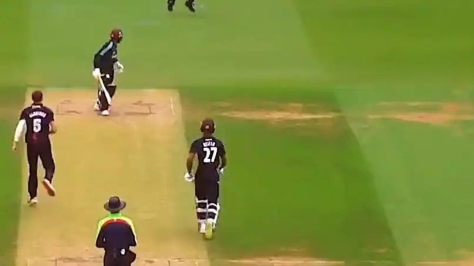 WATCH: Matt Renshaw plucks a stunning catch at slips in Surrey vs Somerset in Royal London Cup