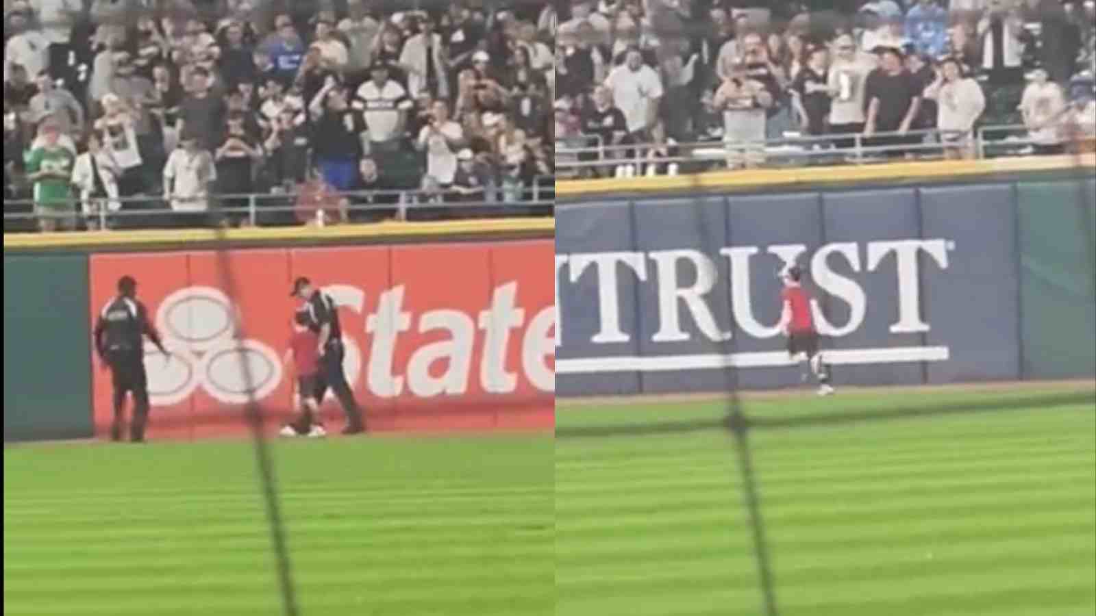 “This kid will be complete pain growing up”: White Sox vs Astros action gets barged in, young fan runs onto the pitch