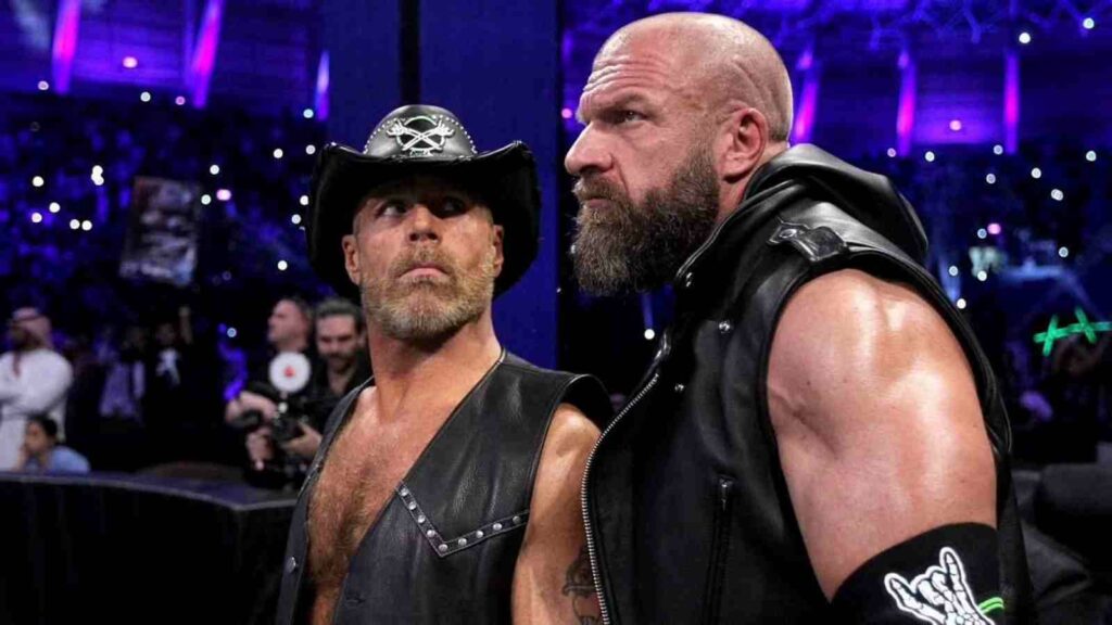 Triple H and Shawn Michaelss