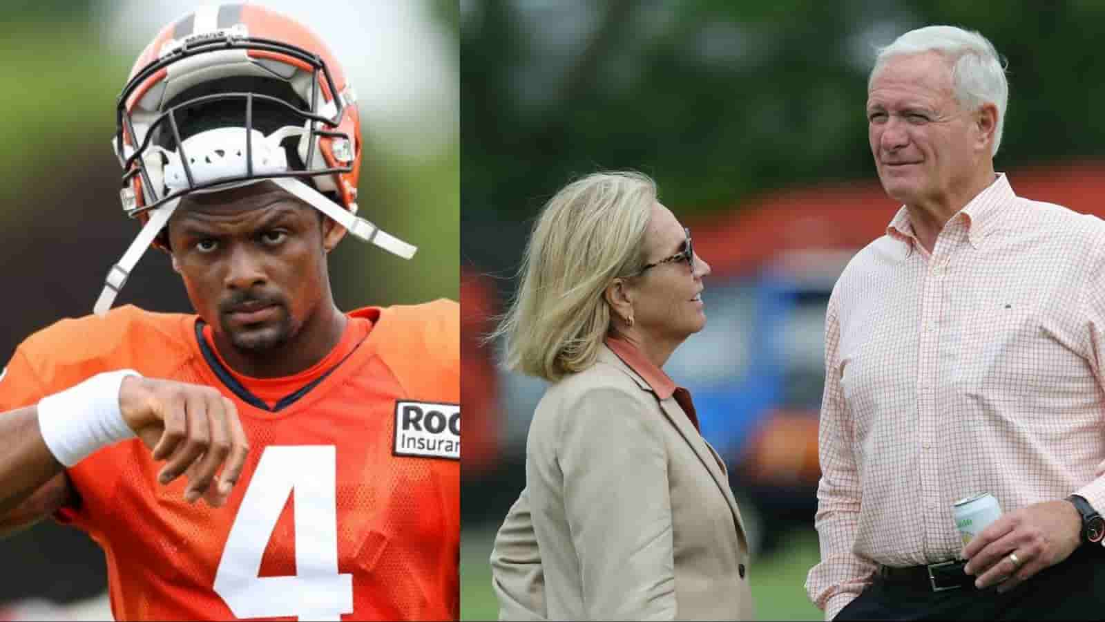 “He’s a star quarterback,” Browns owner Jimmy Haslam shields Deshaun Watson from sexual harassment allegations following settlement