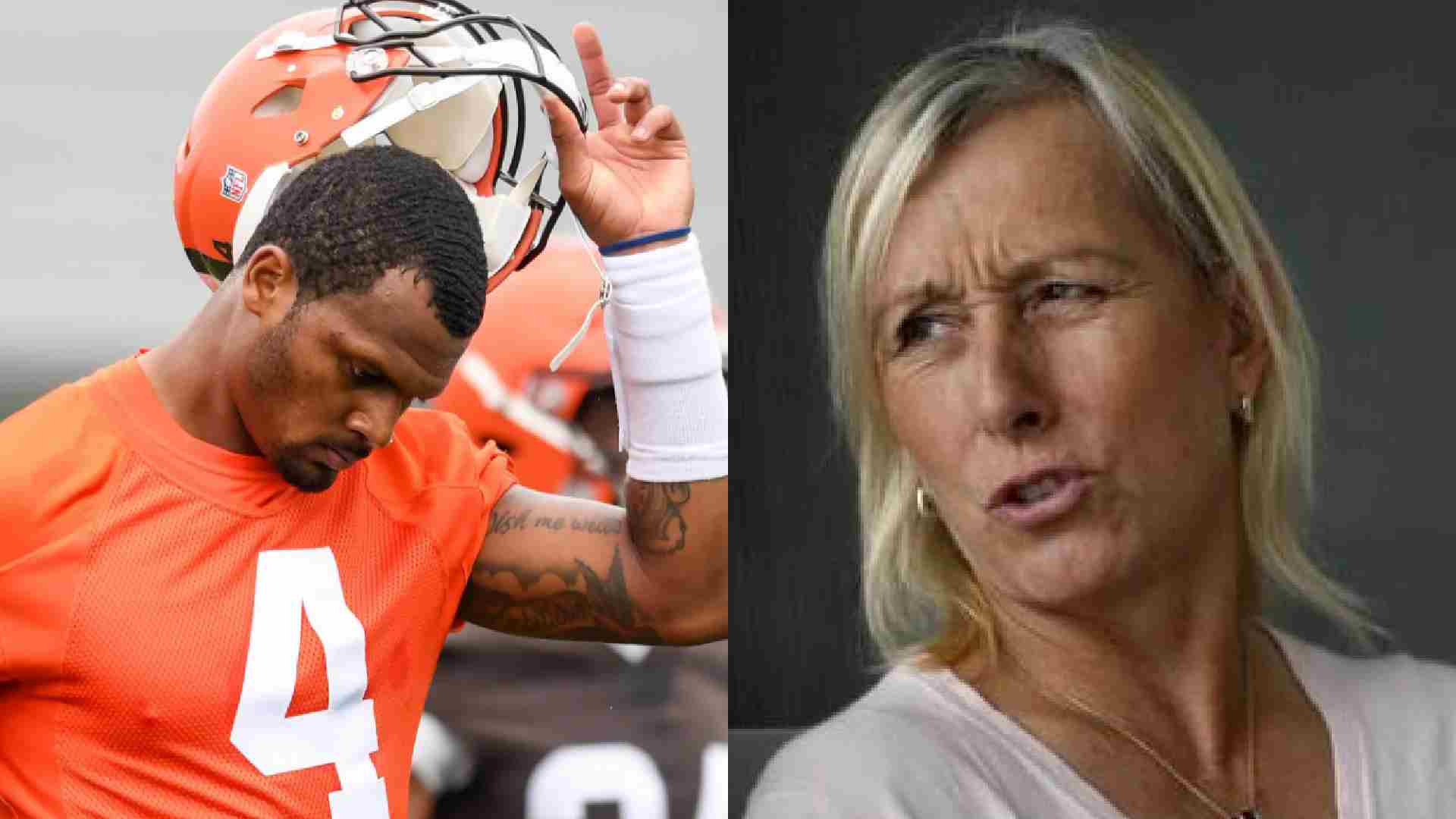 “Doesn’t give a s**t about women!” Martina Navratilova lambasts the NFL over Deshaun Watson’s ‘sexual misconduct’ saga