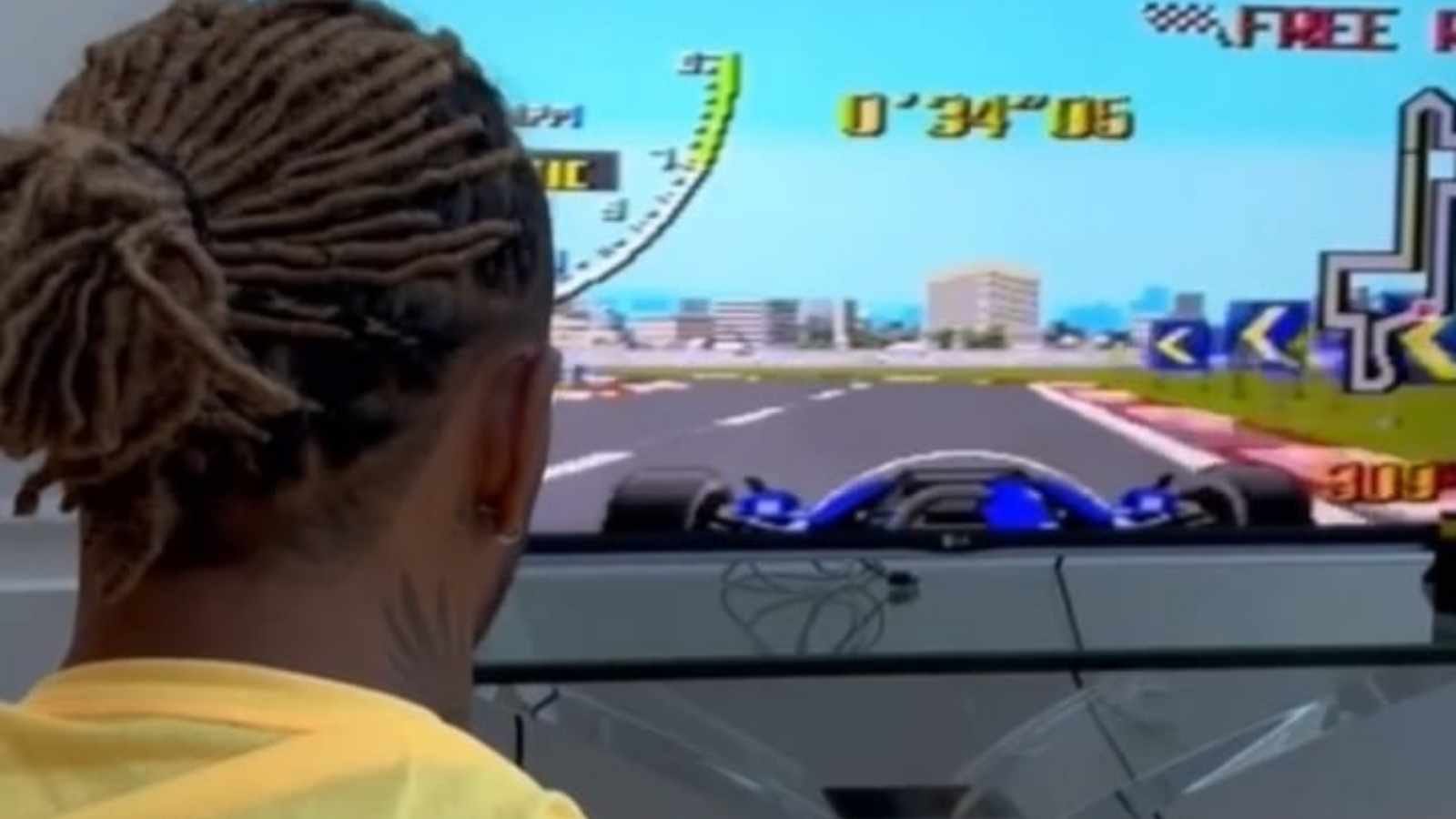 ‘Just how fast the night changes’: F1 Twitter was sent into a frenzy after Lewis Hamilton shares his video of playing video games over the years