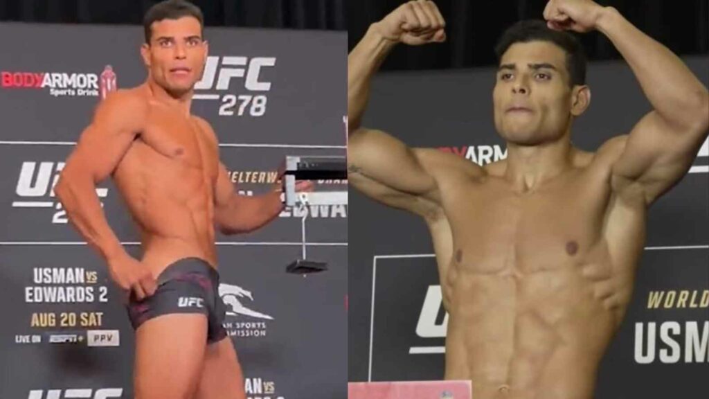 Paulo Costa UFC 278 weigh in