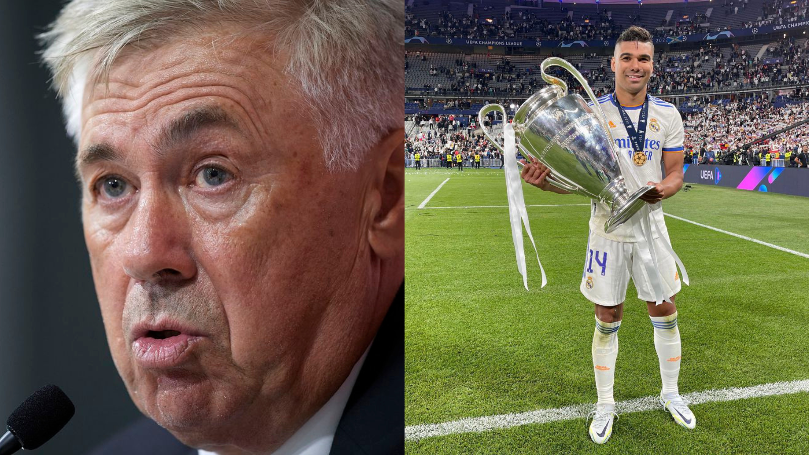 “He wants to try a new challenge”- Real Madrid coach Carlo Ancelotti confirms Casemiro’s move to Manchester United