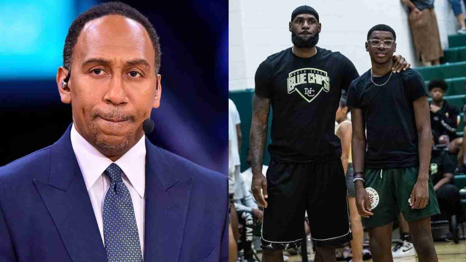 “Turn your attention towards Bryce” Stephen A. Smith goes all out talking about LeBron James’ younger