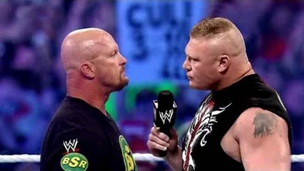 Brock Lesnar and Stone Cold