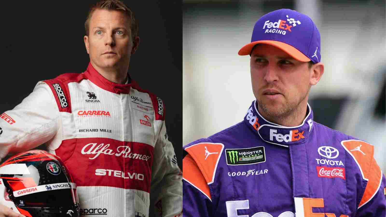 “I don’t think that’s a possibility,” Denny Hamlin doesn’t consider Kimi Raikkonen as “a contender to race for the win,” at Watkins Glen