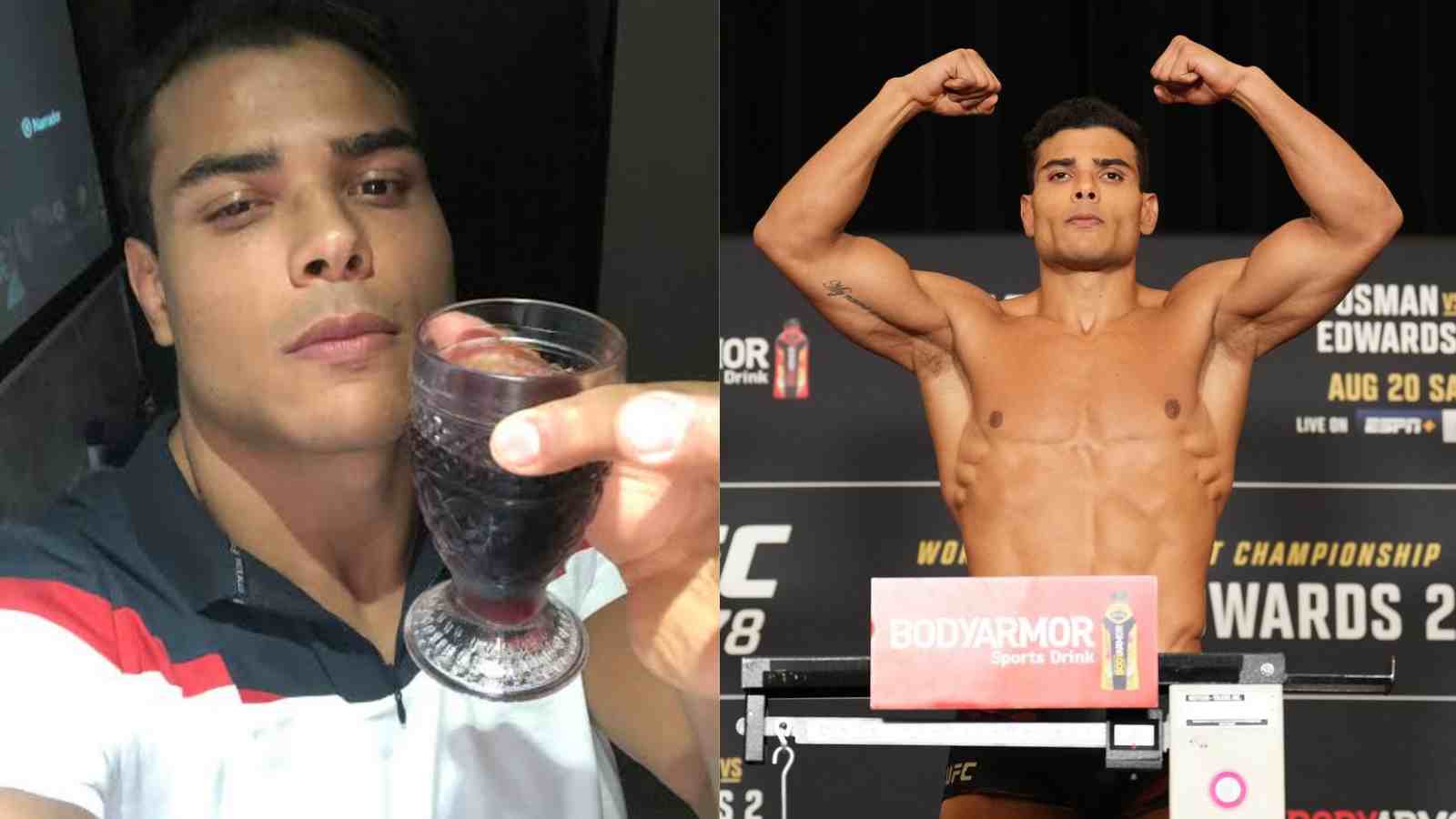 Paulo Costa promises “No Wine” as he heads into electric co-main event fight against Luke Rockhold