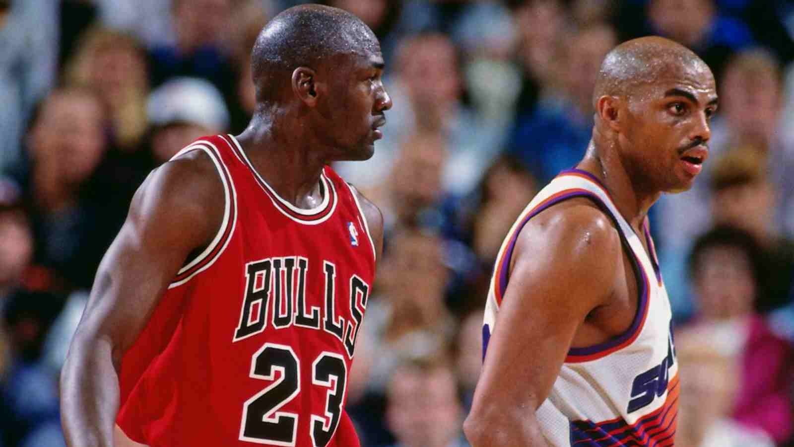 Michael Jordan and Charles Barkley