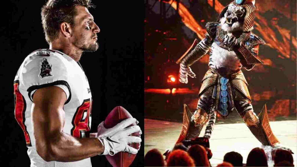 Rob Gronkowski was on 3rd season of The Masked Singer as The White Tiger