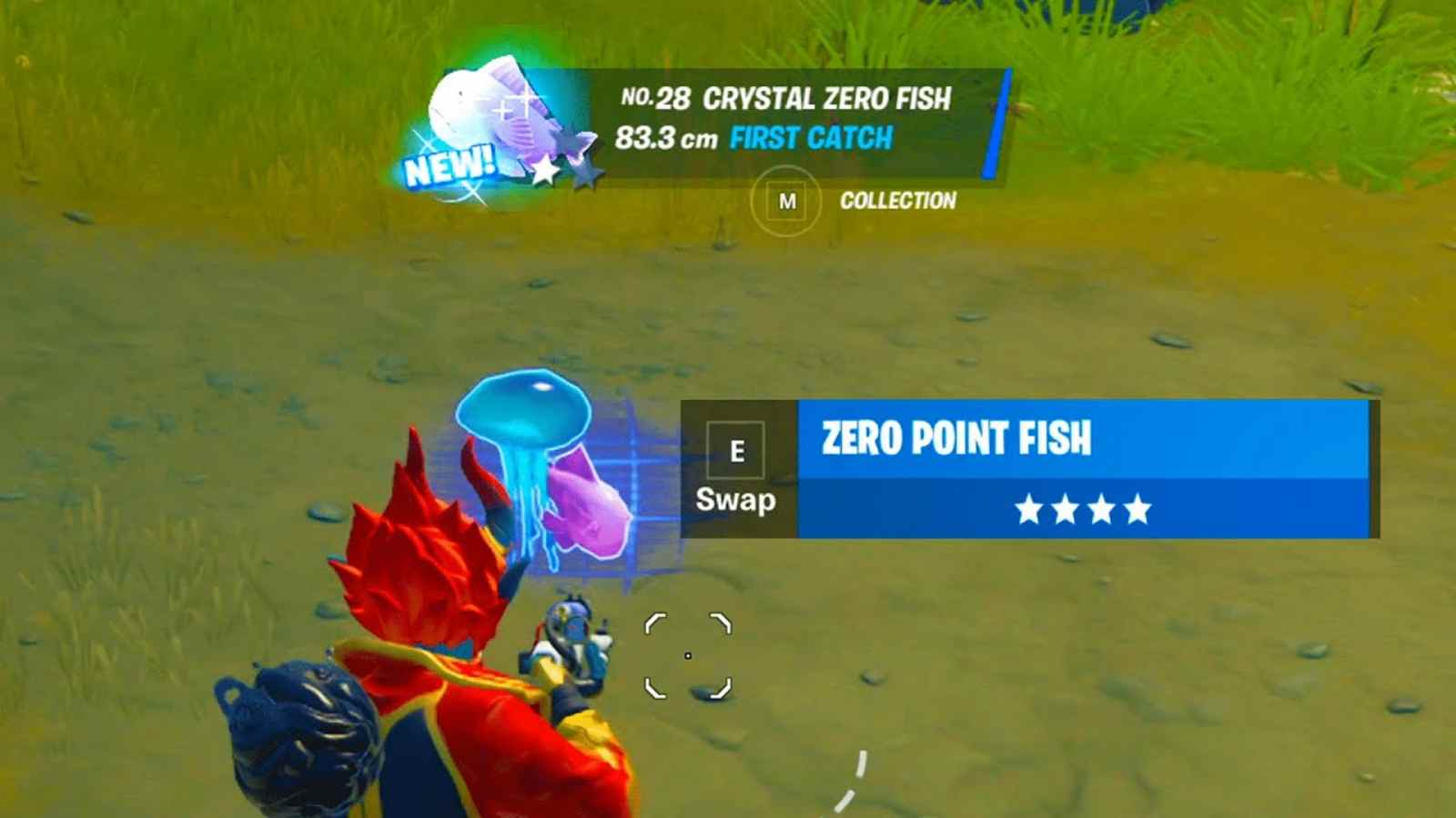 How to Damage opponents within 10 seconds of dashing with a Fortnite Zero Point Fish