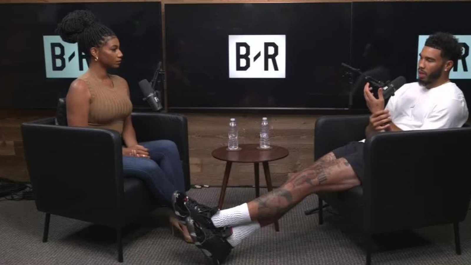 “Irving is a superstar and Dame isn’t” Jayson Tatum makes Bleacher Report’s Taylor Rooks admit a wild confession