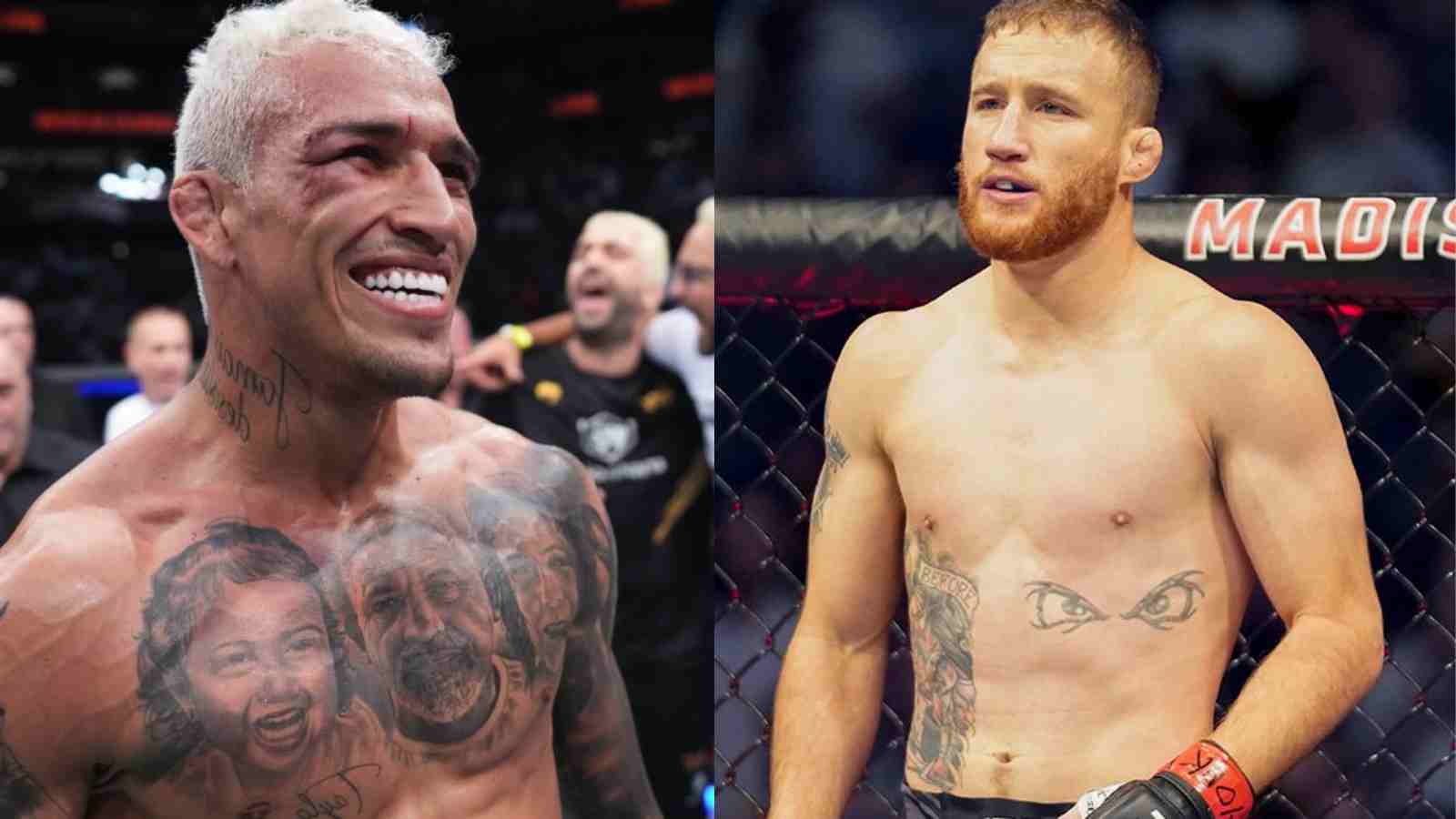 Justin Gaethje describes the insane power of Charles Oliveira’s punches as having his “Tongue stuck on Super Powerful Batteries”