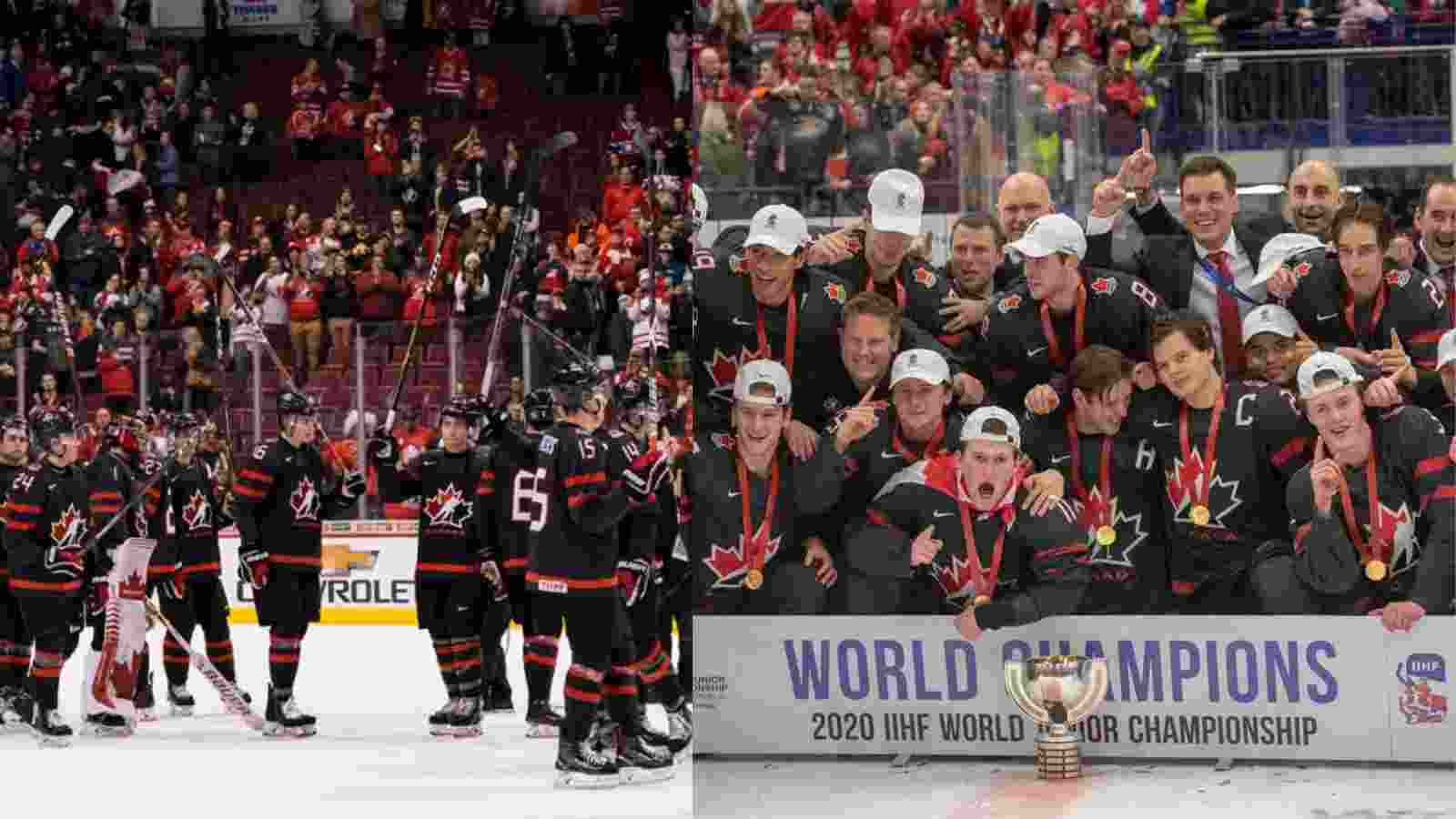 “Quite a crazy tournament” – Twitter celebrates Canada clinching gold at 2022 IIHF World Junior Championships