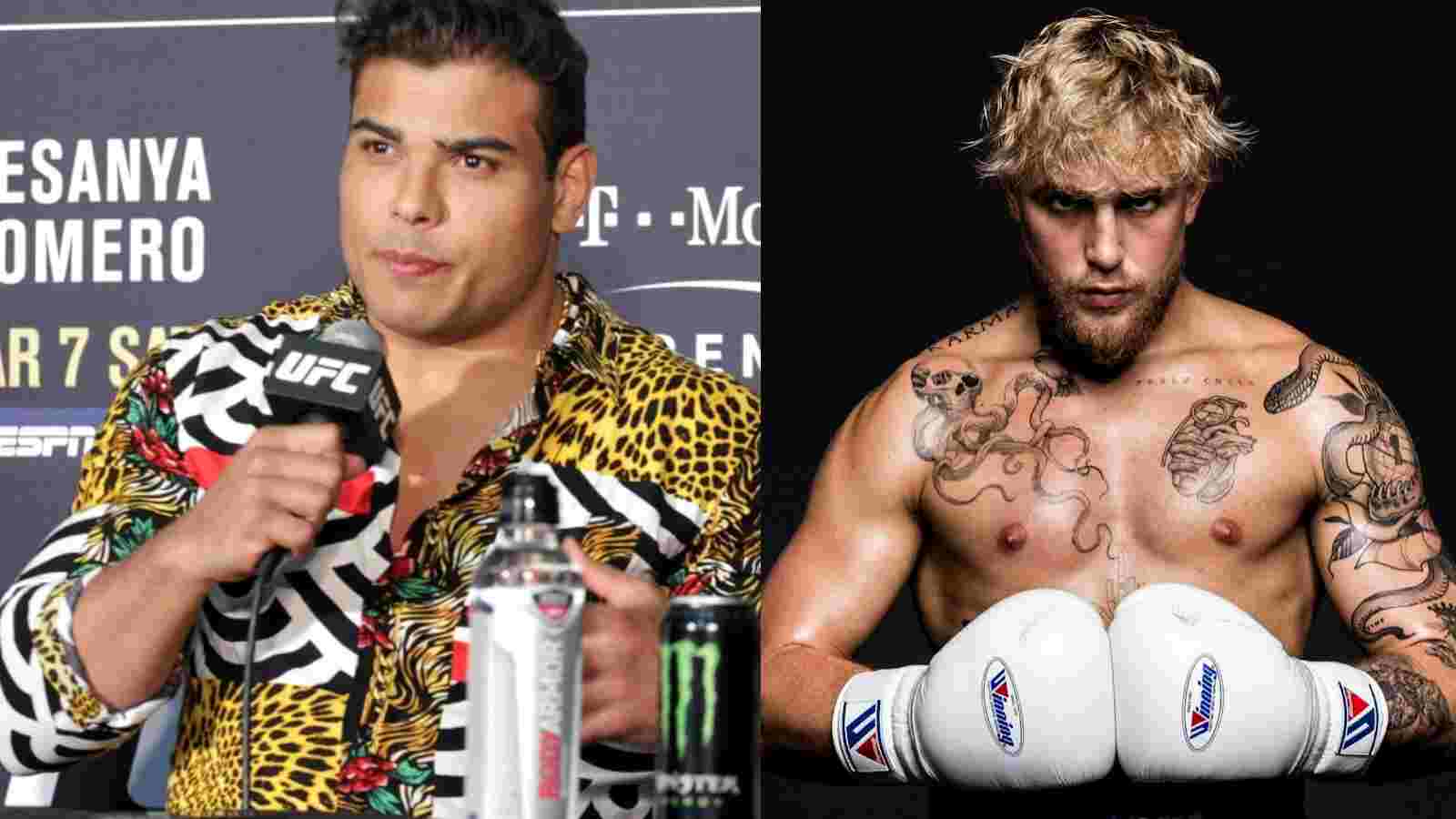 “Want this BLOOD”- Paulo Costa fires back at Jake Paul after the boxer belittled his performance at UFC 278