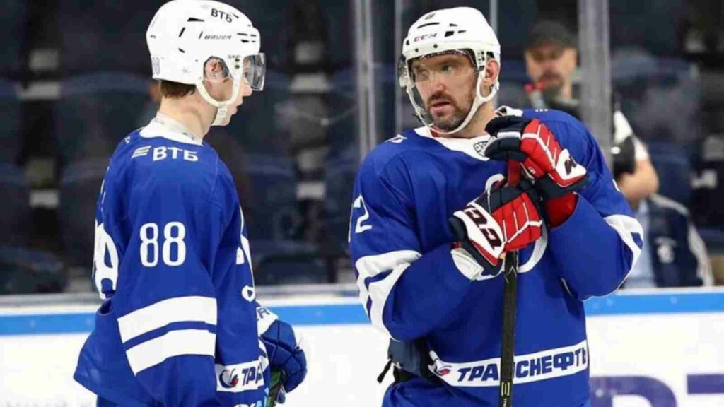 Alex Ovechkin and Bogdan Trineyev