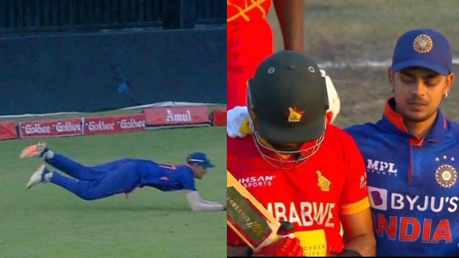 WATCH: Shubman Gill’s sensational diving catch ends Sikandar Raza’s knock; pave way to clean sweep