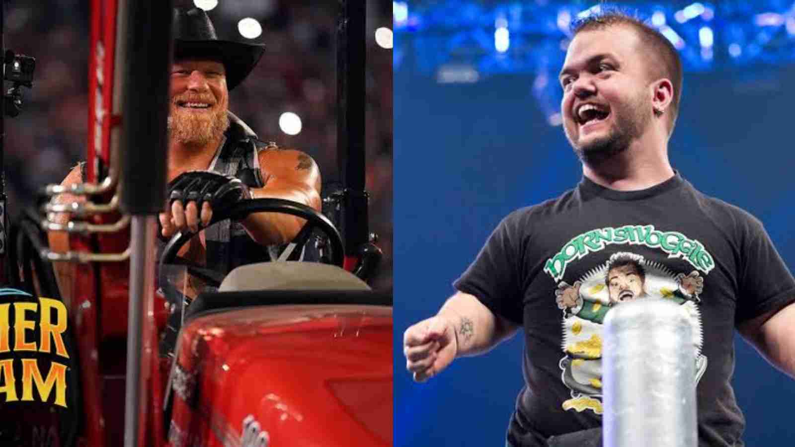 WATCH: Hornswoggle recreates Brock Lesnar’s iconic SummerSlam entry; leaves fans laughing their hearts out