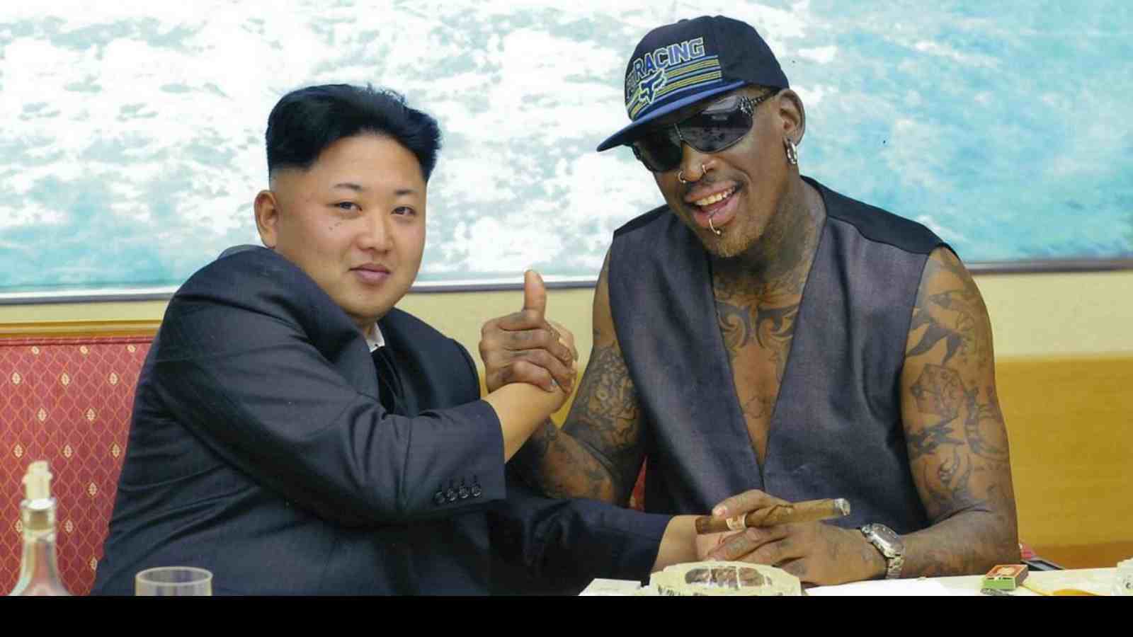 Kim Jong Un and Dennis Rodman