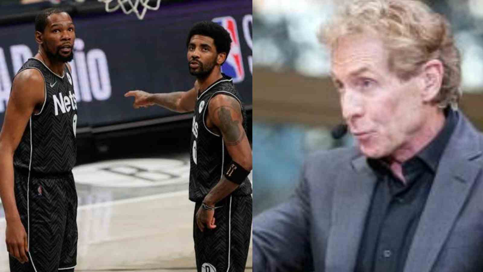 “I told you this from Day 1” Skip Bayless oozes with confidence after Irving and Durant seemingly look to stay in Brooklyn