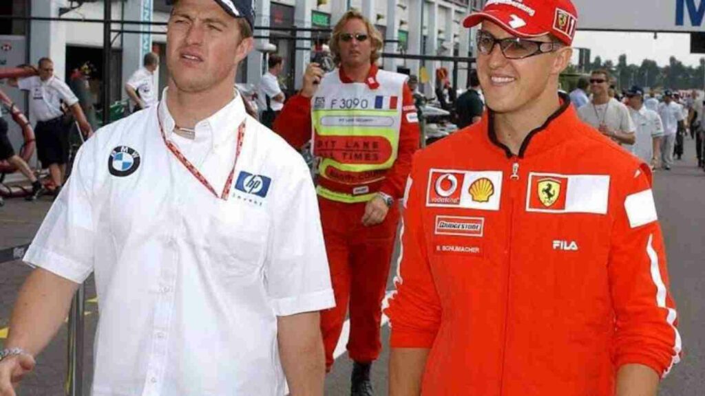 Ralph Schumacher and Michael Schumacher