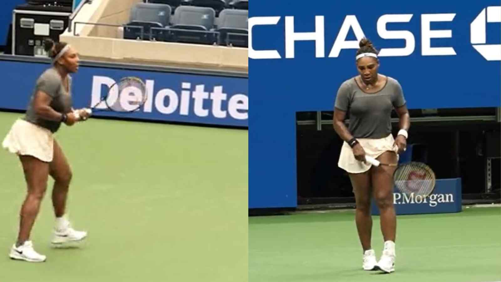 Watch: Serena Williams’ US Open preparations in full force with her first practice session at the Arthur Ashe