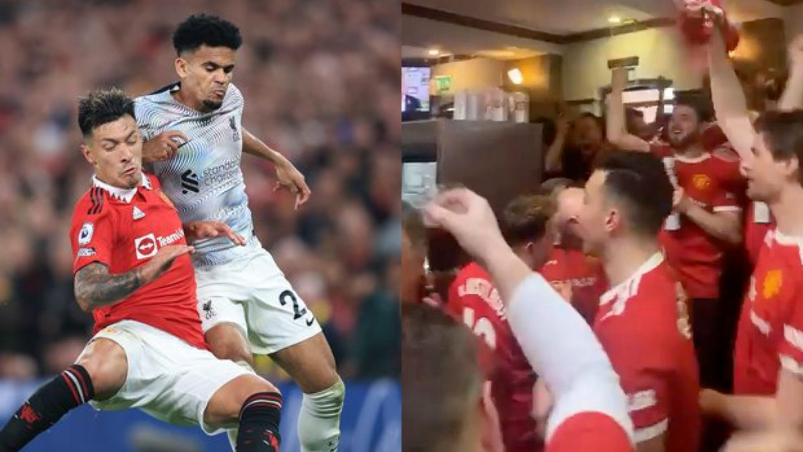 WATCH: Manchester United fans chant ‘Lisandro’s fucking magic’ after Lisandro Martinez’s brilliant performance against Liverpool