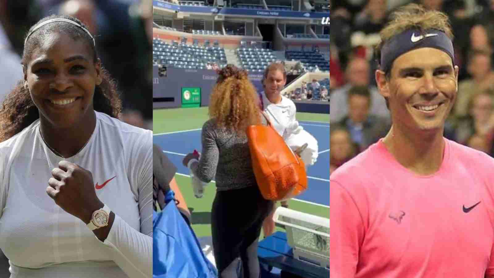 WATCH: “Legends meet!” Serena Williams crosses paths with Rafael Nadal in a wholesome moment days ahead of the US Open