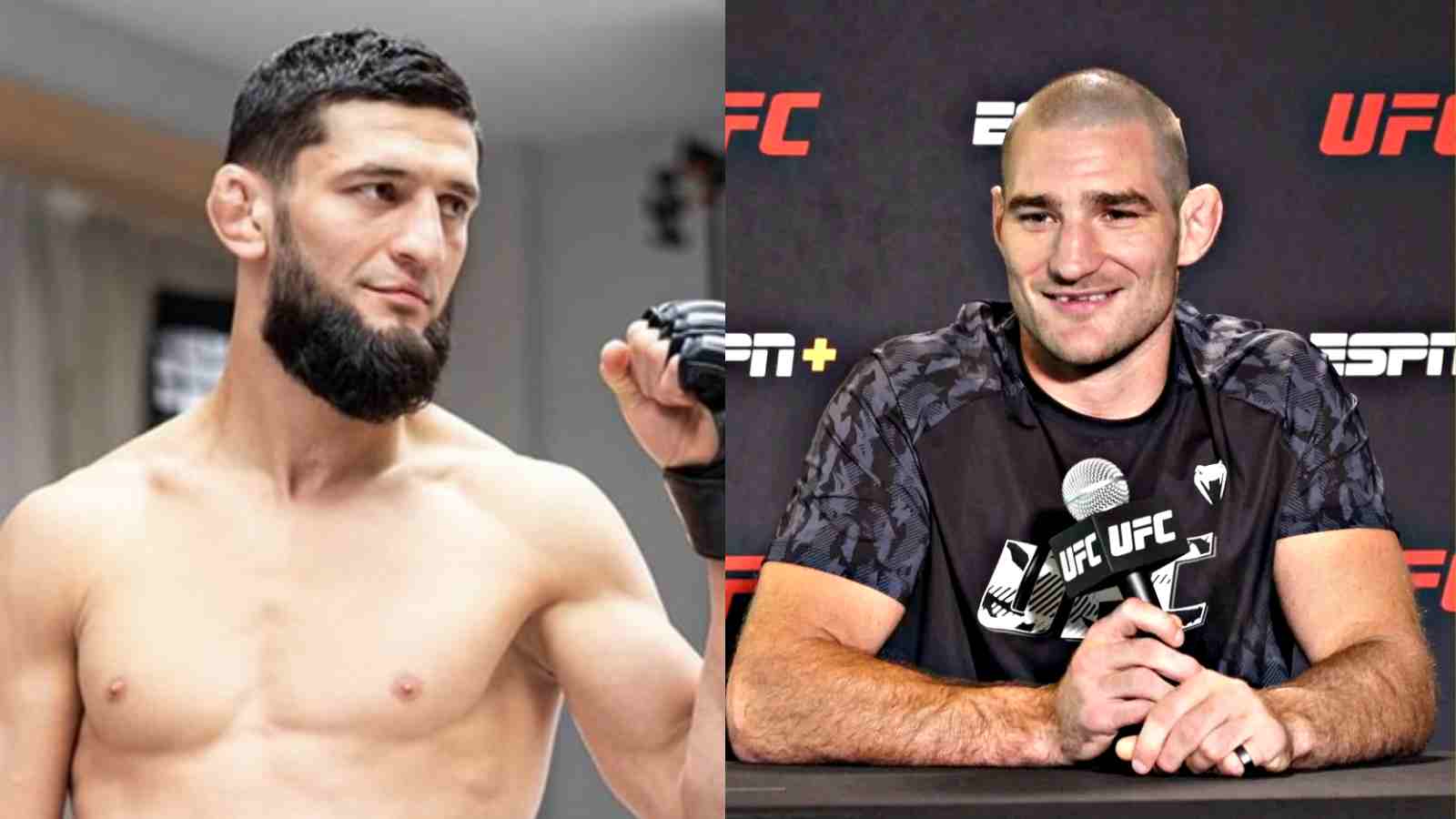 WATCH: Sean Strickland HILARIOUSLY asks Khamzat Chimaev to not hurt anyone in the gym