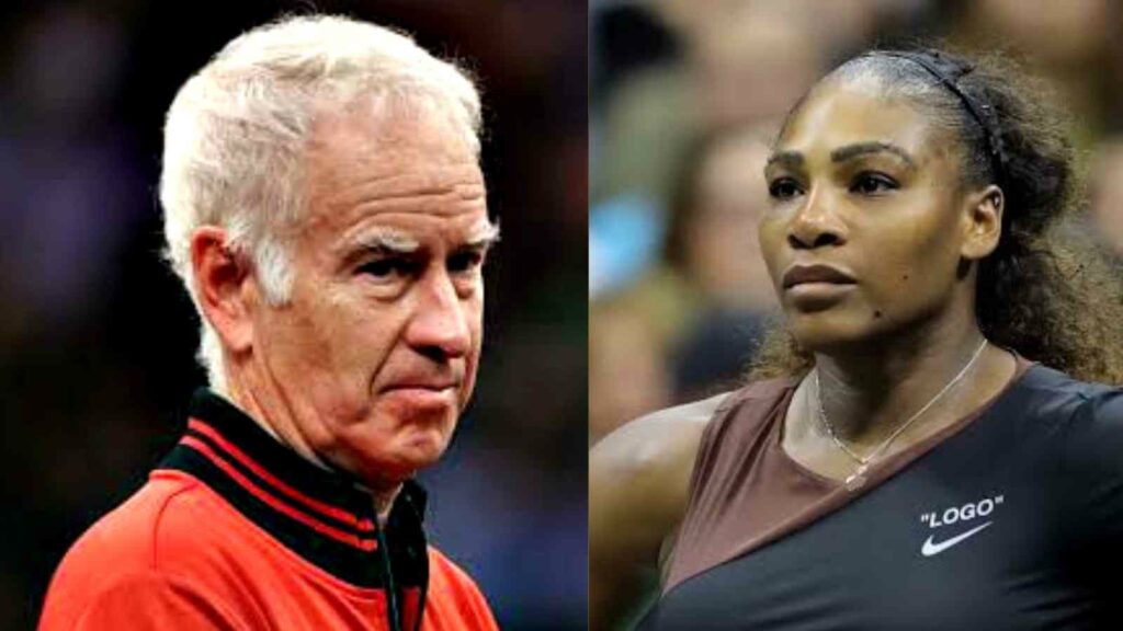 John McEnroe and Serena Williams