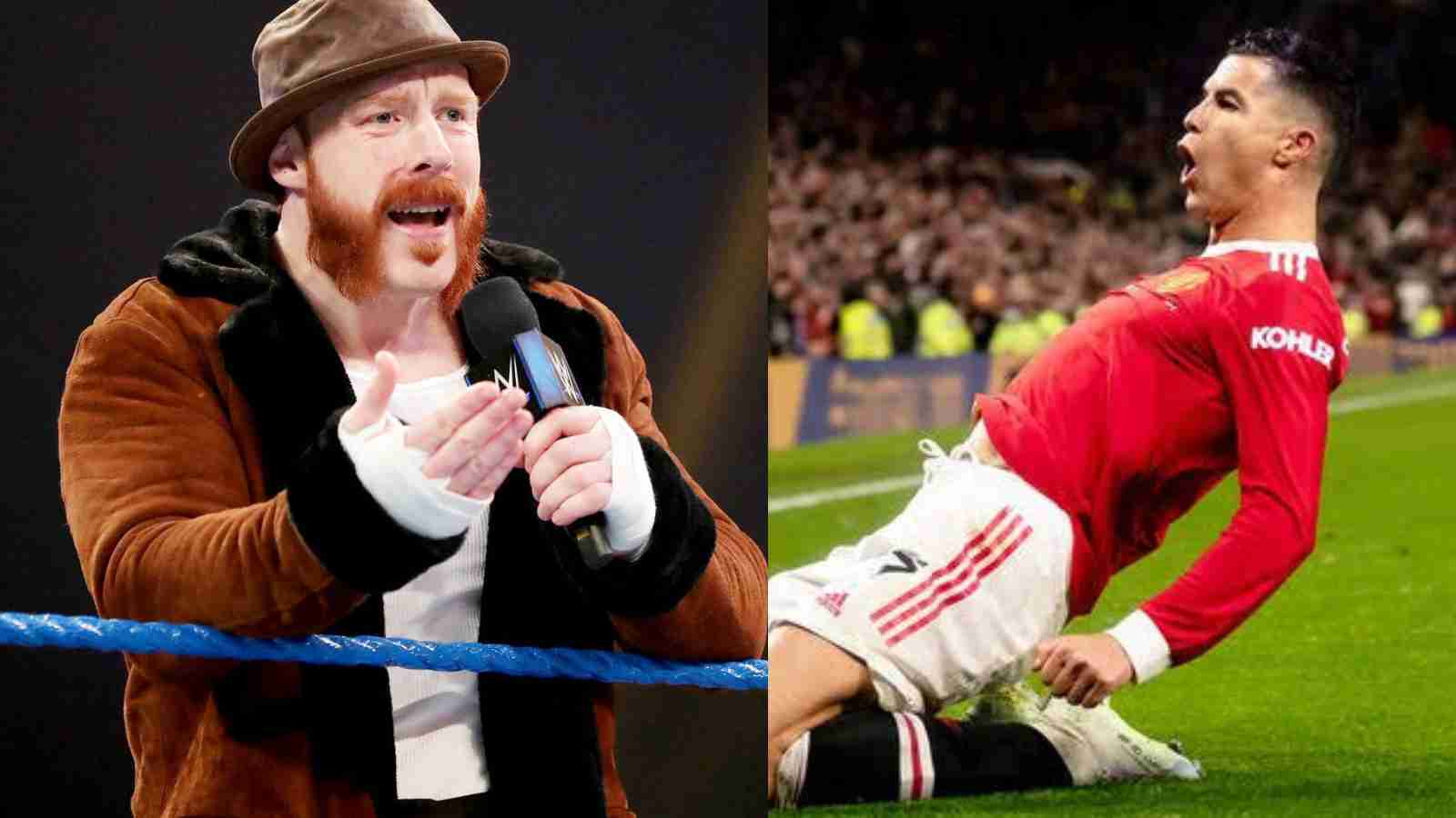 “He is too SOFT” Sheamus made a controversial statement about the biggest football legend Cristiano Ronaldo