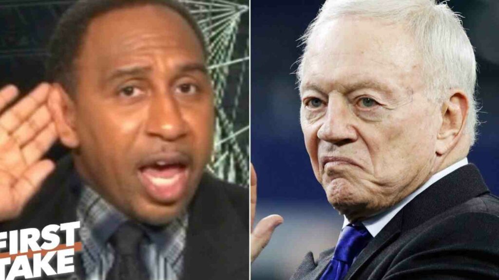 Stephen A. Smith and Jerry Jones