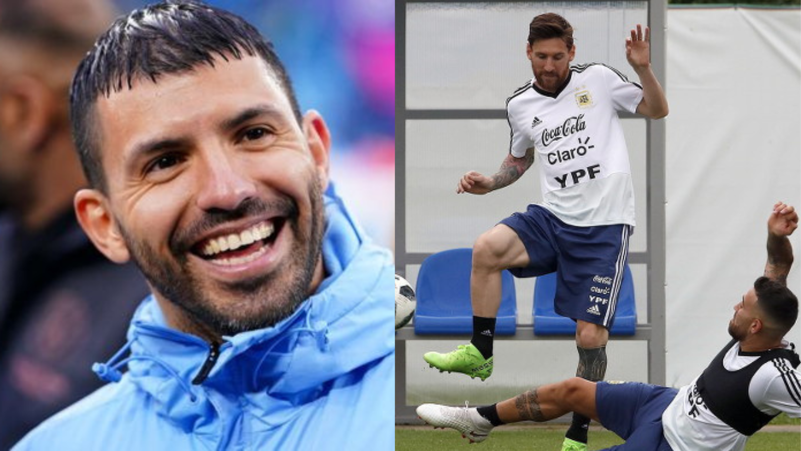 “Don’t injure Leo because I”ll kill you”- Sergio Aguero warns defender as PSG face Benfica in the Champions League group stage